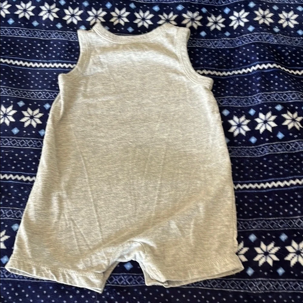 Carter's Gray Dinosaur One Piece